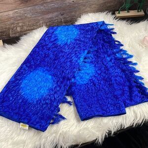 Rima Women’s Beach Wrap Size Large Blue Ombre Swimwear 68”L x 42 1/2” W